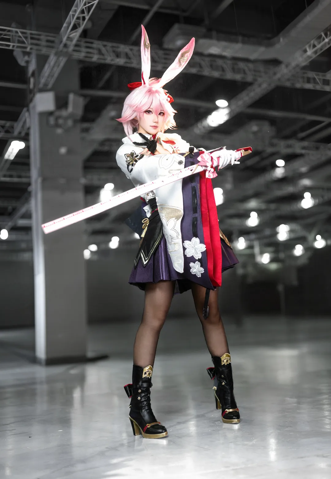 Convention photos, Honkai: Star Rail cosplay, Little pink fox, Anime swordsman, Japanese-style design