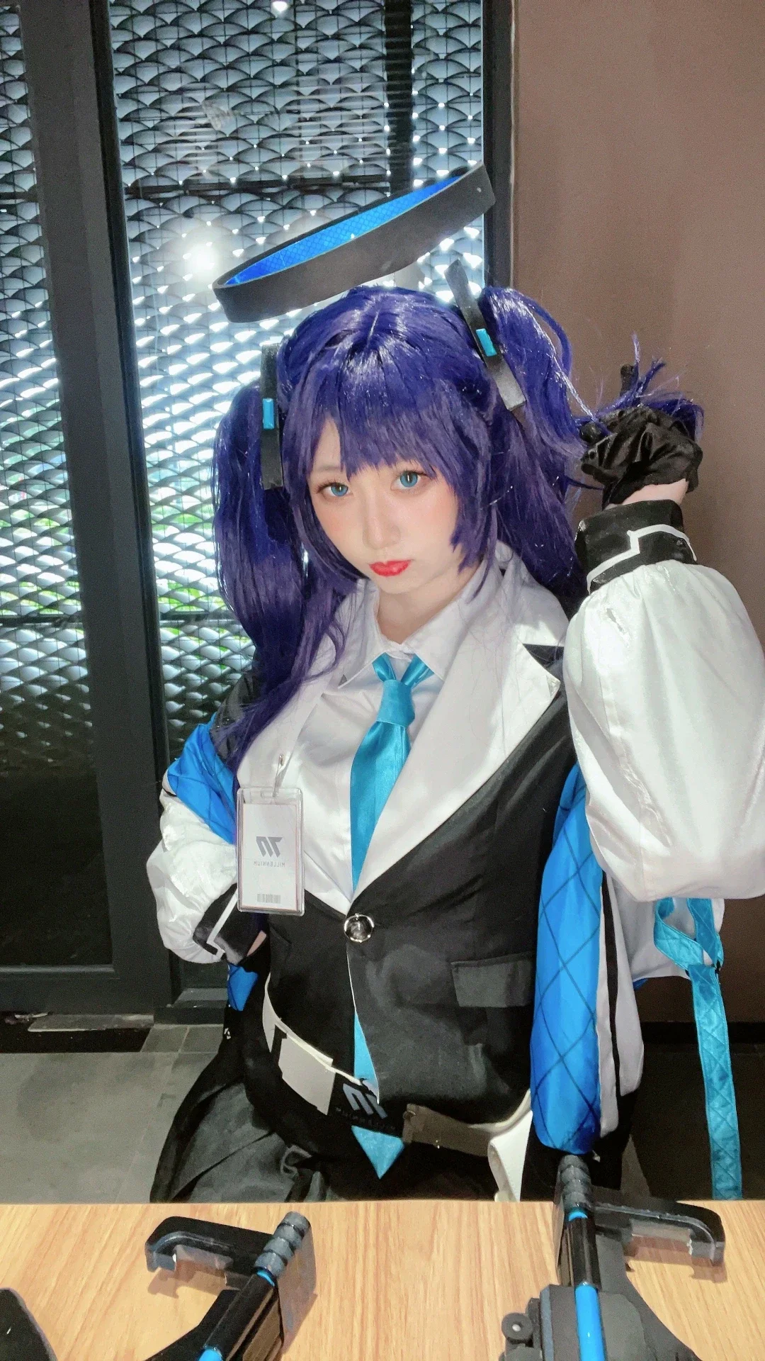 蔚蓝档案, 漫展返图, 二次元cosplay, 双马尾, 千年卑女cos - 第1张