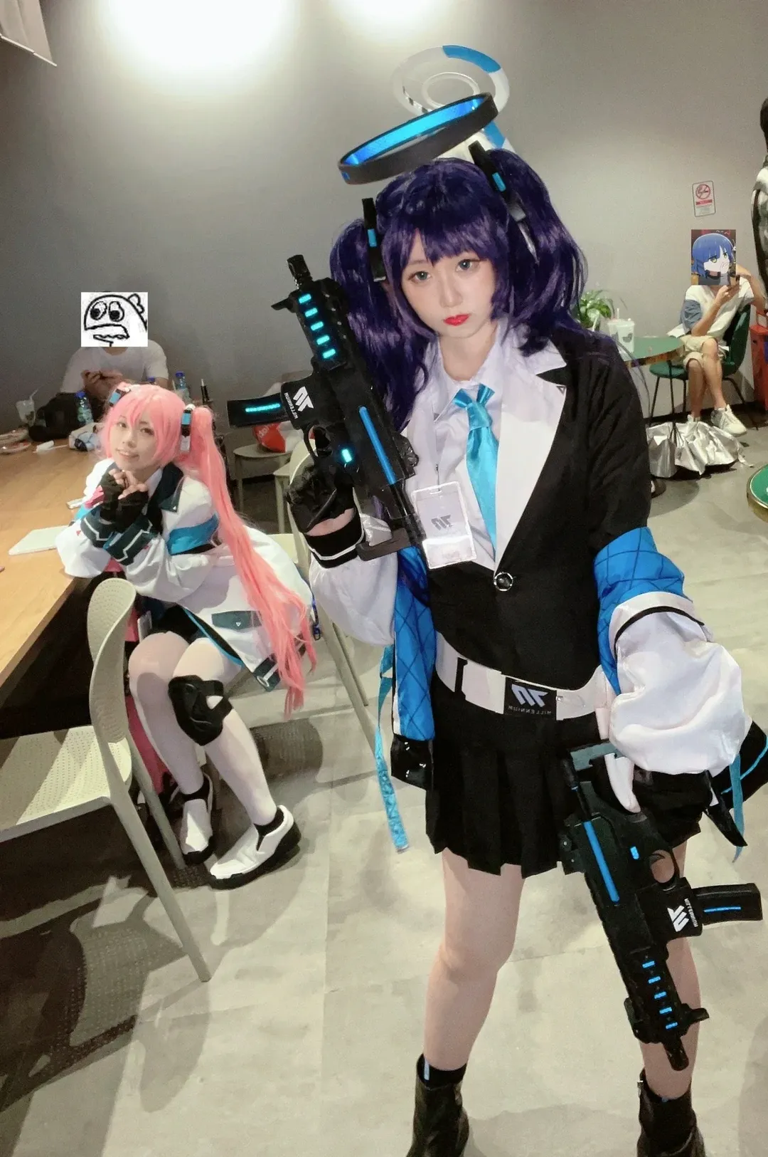蔚蓝档案, 漫展返图, 二次元cosplay, 双马尾, 千年卑女cos - 第4张