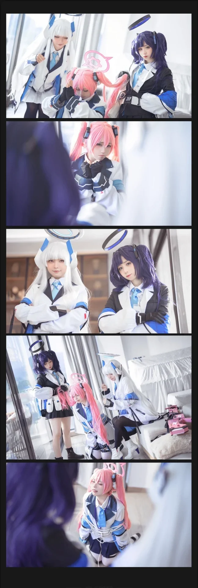 蔚蓝档案, 优香cos, 外拍日常, 三人组cosplay, 科技学院风 - 第3张
