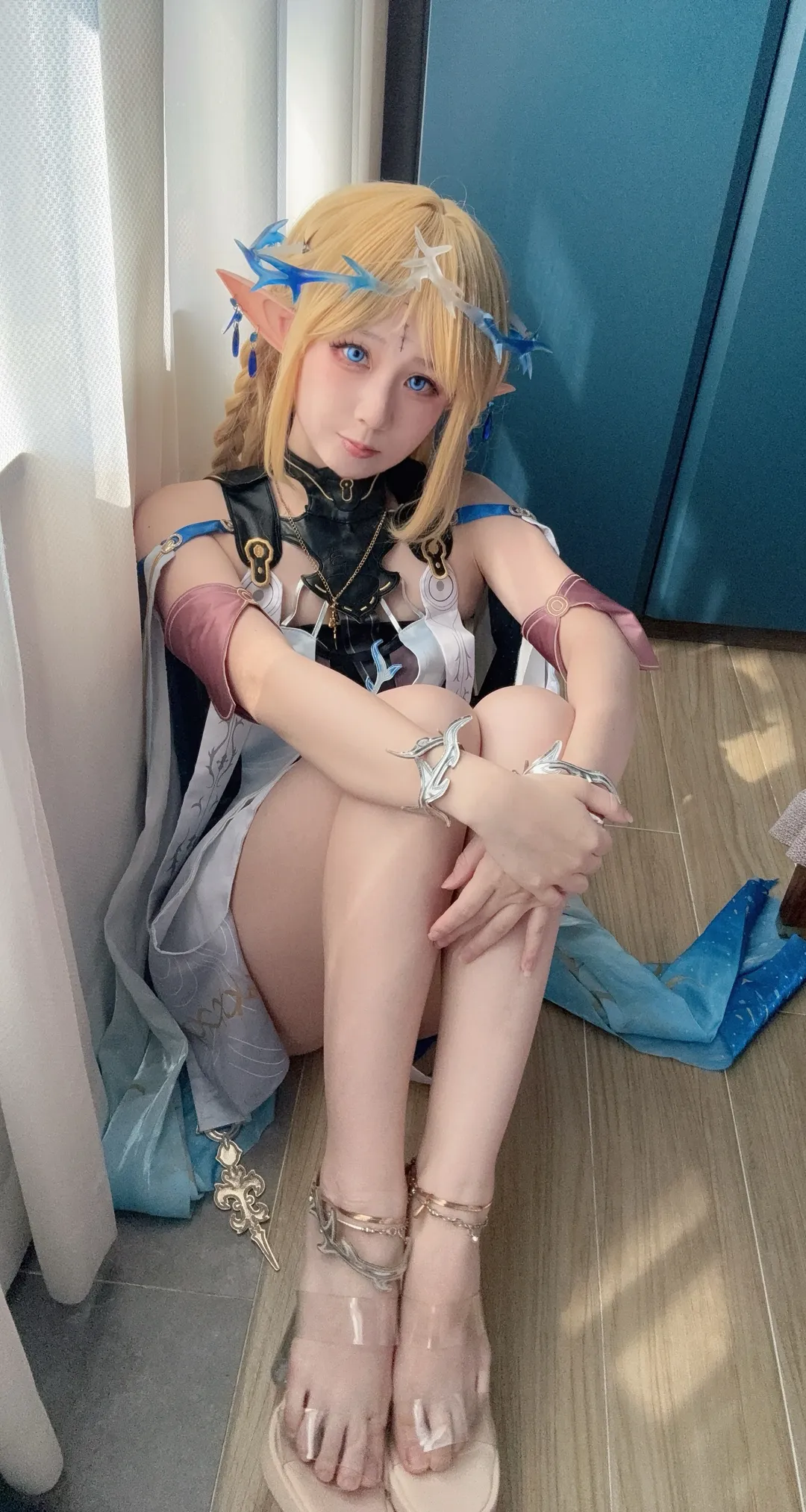 鸣潮, 角色还原, 卡提希娅cos, cosplay穿搭, 精灵耳造型