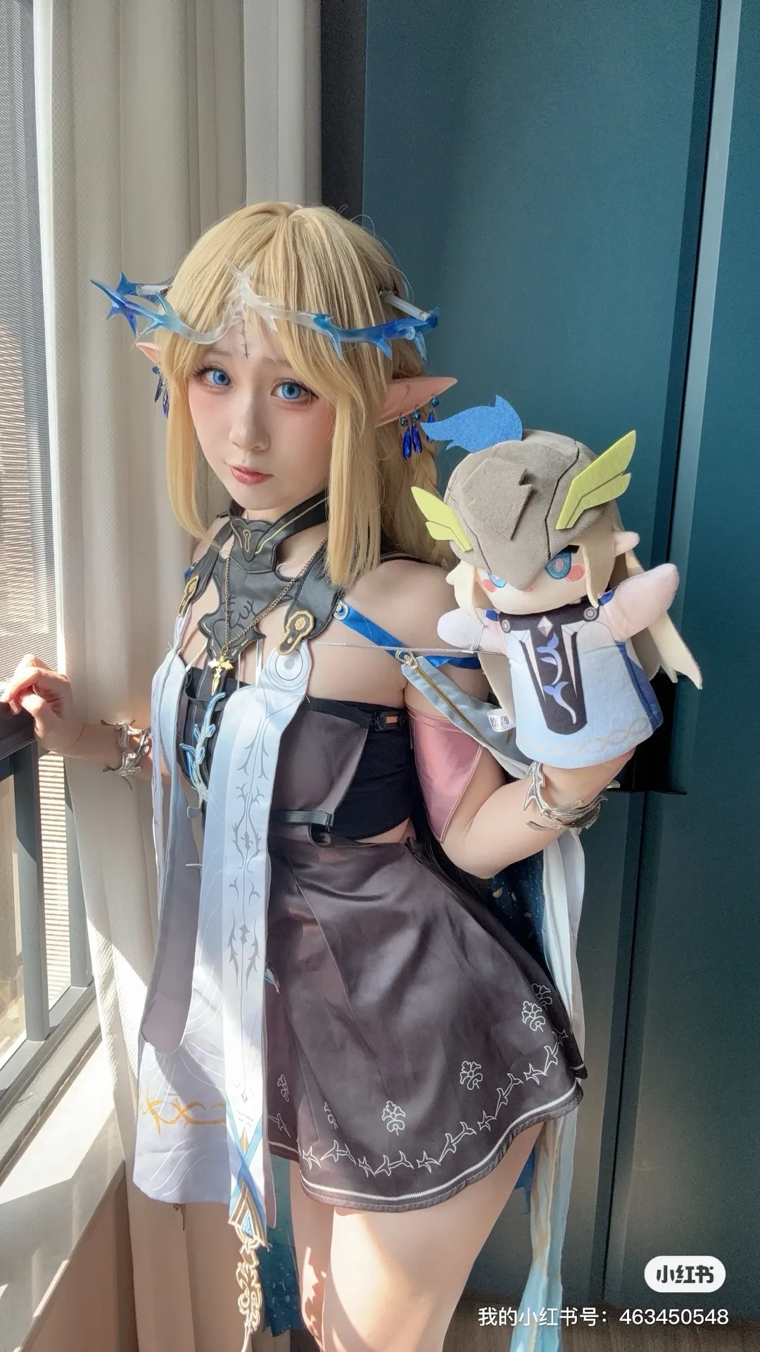 鸣潮, 角色还原, 卡提希娅cos, cosplay穿搭, 精灵耳造型 - 第3张
