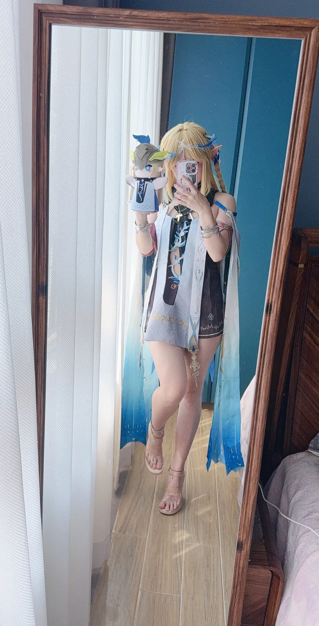鸣潮, 角色还原, 卡提希娅cos, cosplay穿搭, 精灵耳造型 - 第4张