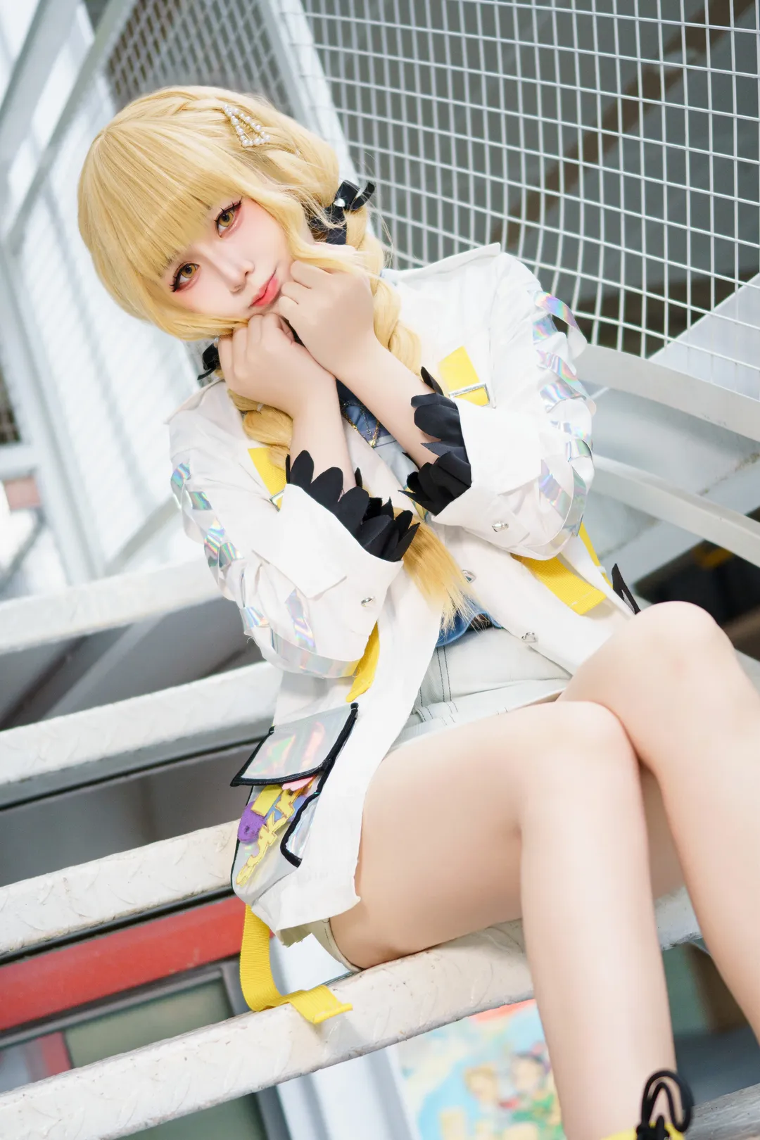 二次元少女, 学园偶像大师, 藤田琴音cos, 街头外景, cosplay日常穿搭 - 第6张