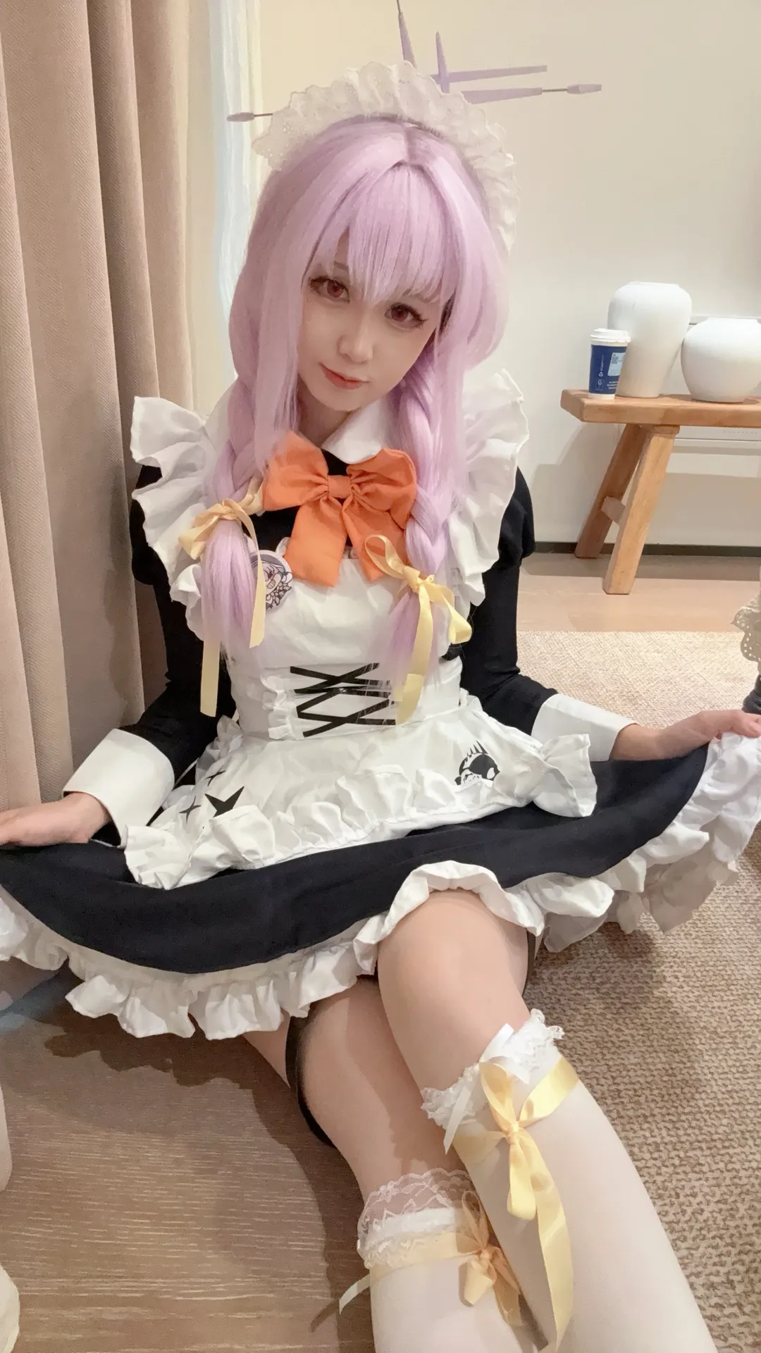 ブルーアーカイブ, アニメコスプレ, メイド服コスプレ, 秤アツココスプレ, 日常写真のシェア