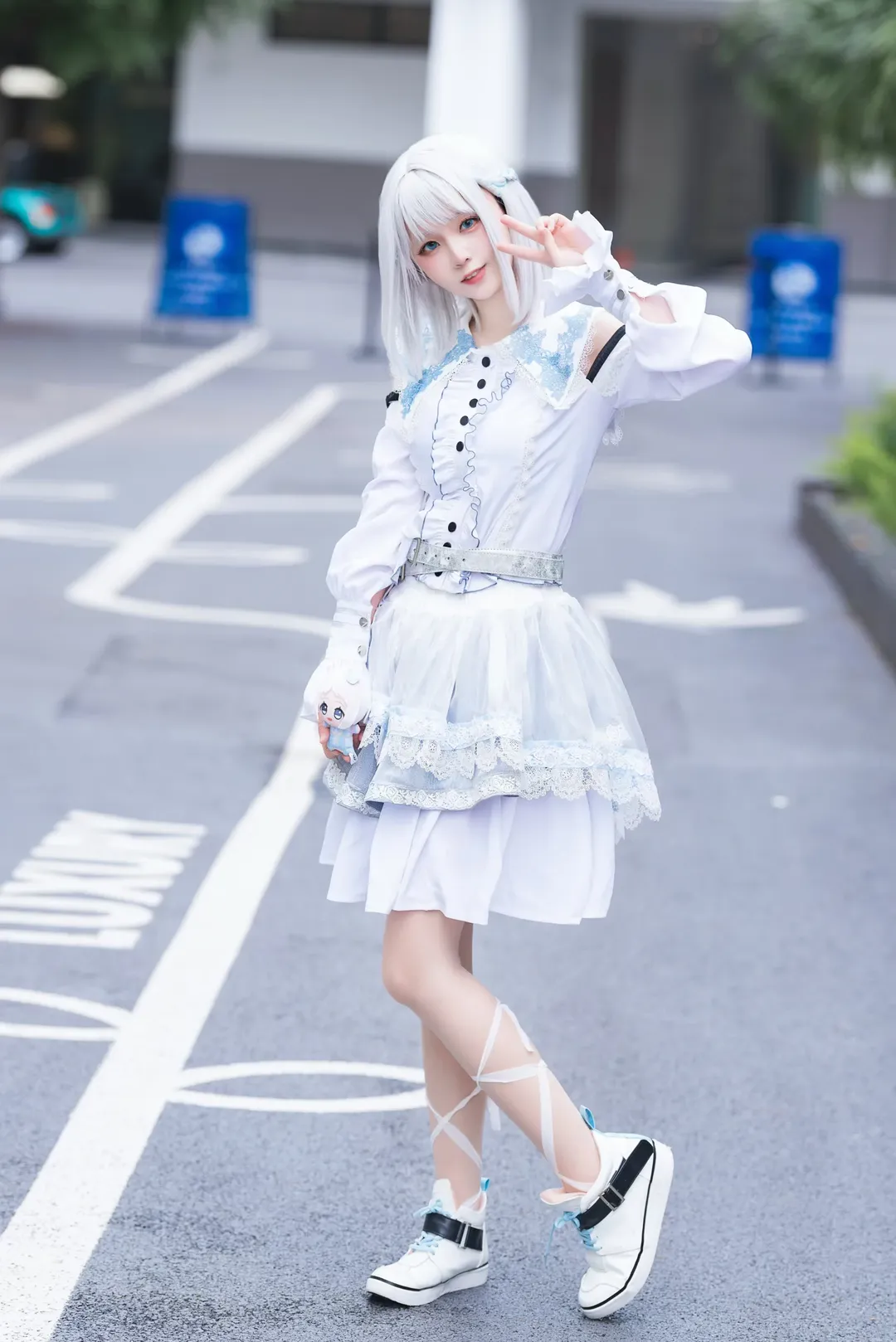 Convention photos, Gakuen Idolmaster, Katsuragi Lilja cosplay, Cosplay photography, 2D daily life