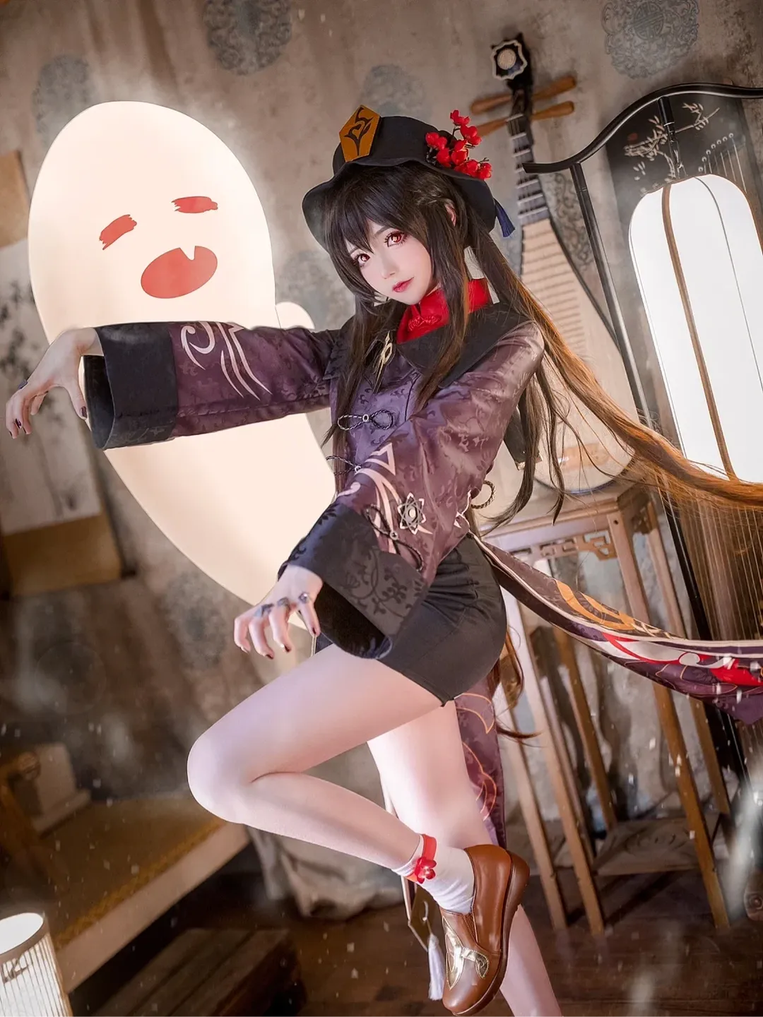 原神, 古风摄影, 胡桃cos, 原神cosplay, 往生堂