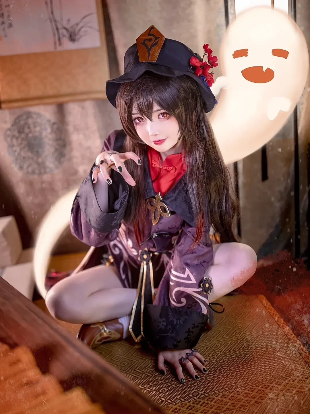 原神, 古风摄影, 胡桃cos, 原神cosplay, 往生堂 - 第3张