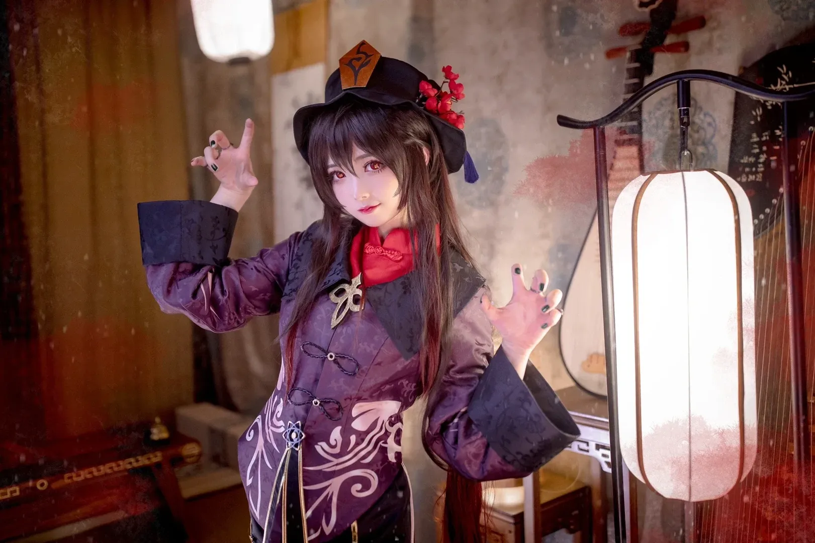 原神, 古风摄影, 胡桃cos, 原神cosplay, 往生堂 - 第4张