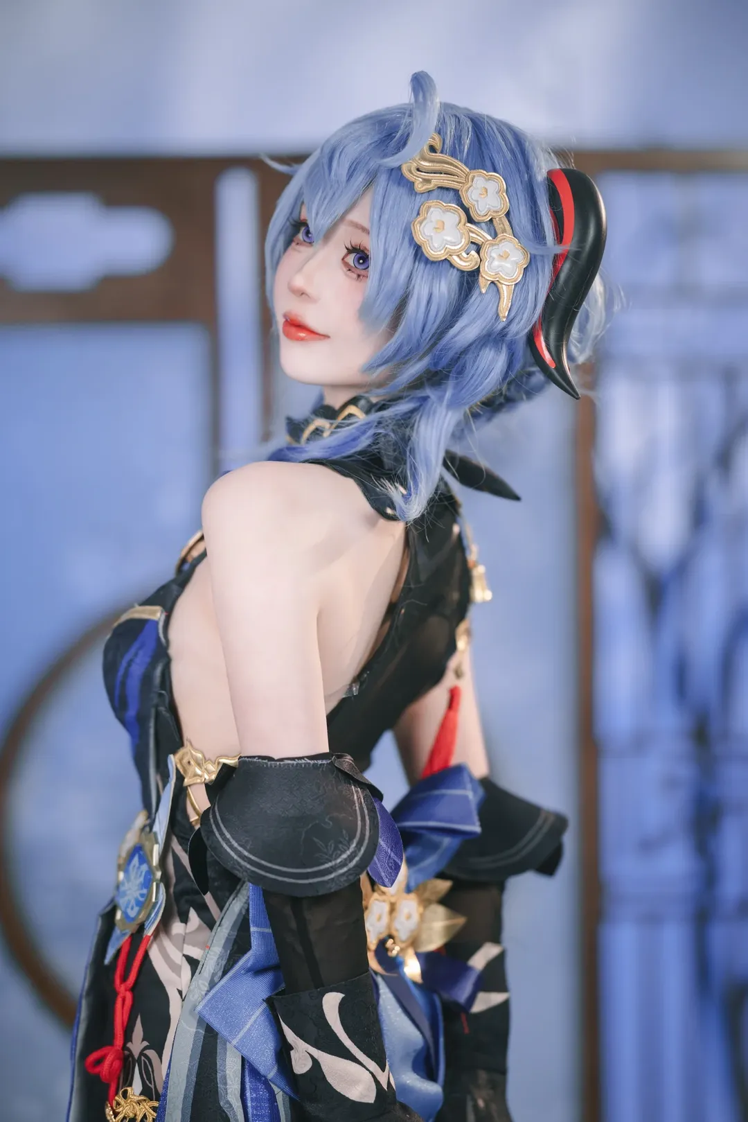 原神, 甘雨cos, 国风摄影, 海灯节cosplay, 仙兽姐妹