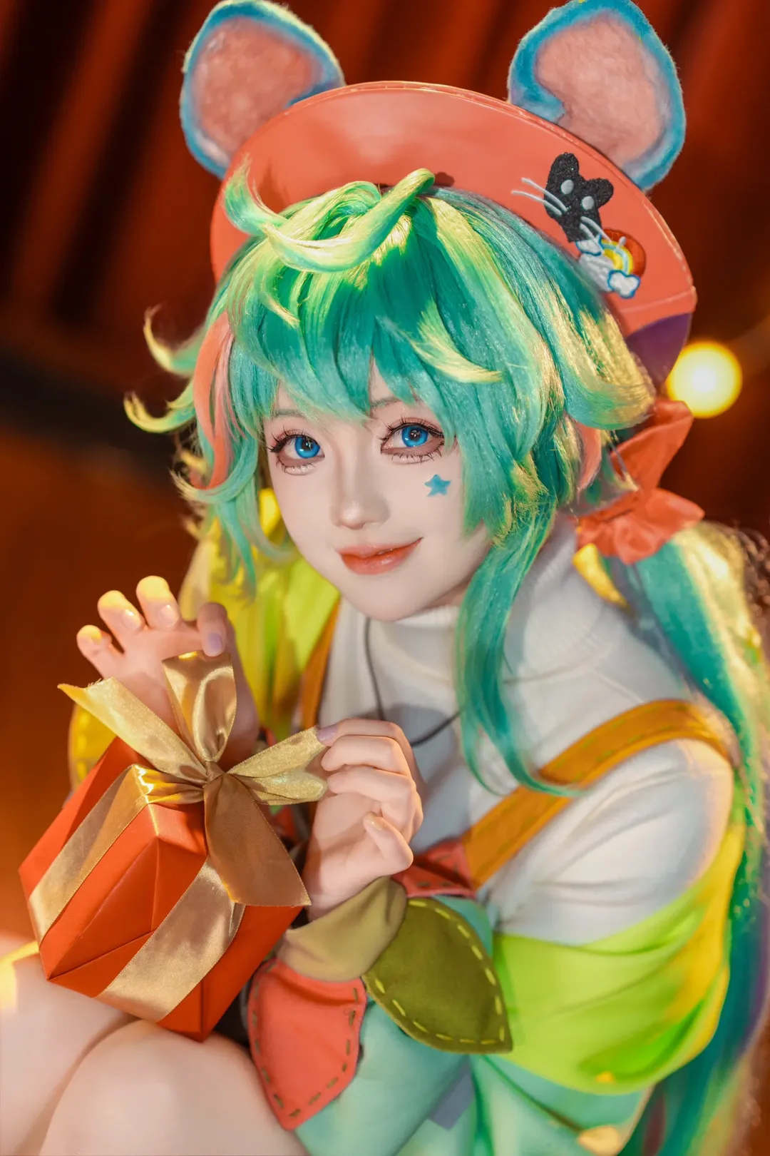 贫穷之梦cos, 无尽梦回, 梦幻色彩写真, 室内cosplay摄影, 多巴胺穿搭分享 - 第6张