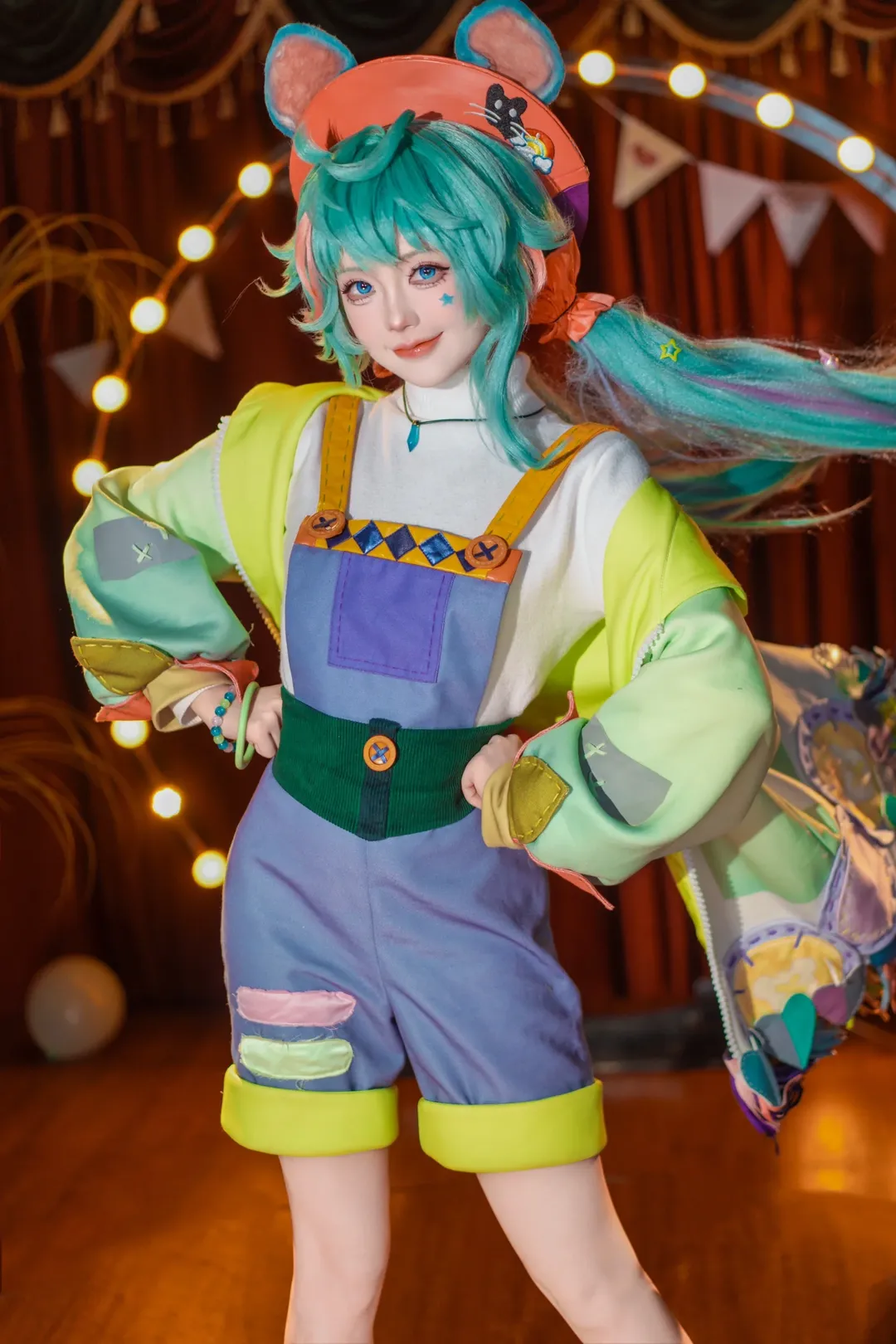 贫穷之梦cos, 无尽梦回, 梦幻色彩写真, 室内cosplay摄影, 多巴胺穿搭分享 - 第7张