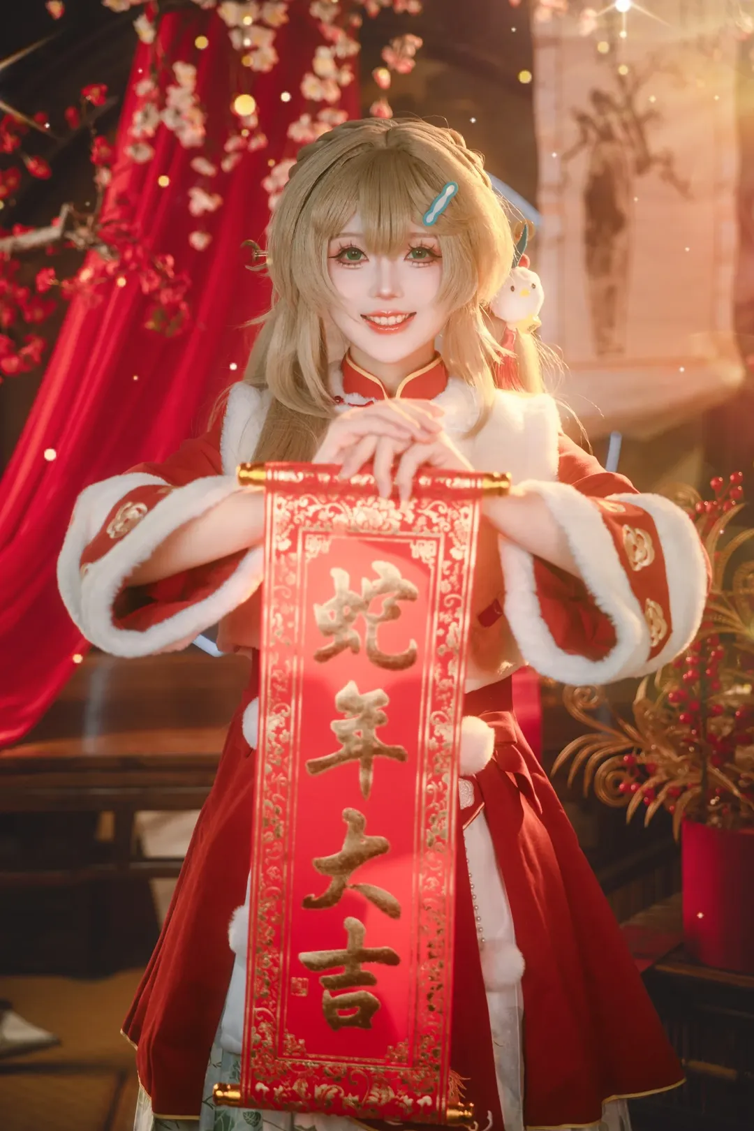 崩坏星穹铁道, 青雀cos, cosplay摄影, 国风私设, 蛇年大吉