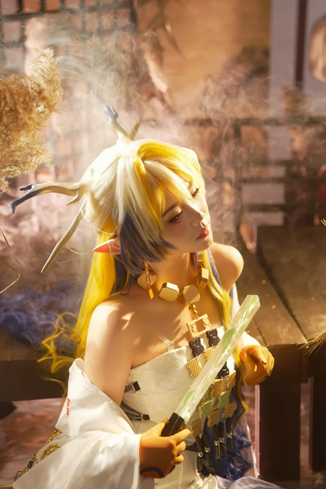 Roleplay, Shu cosplay, Arknights, Elf ears cosplay, Straight out of camera