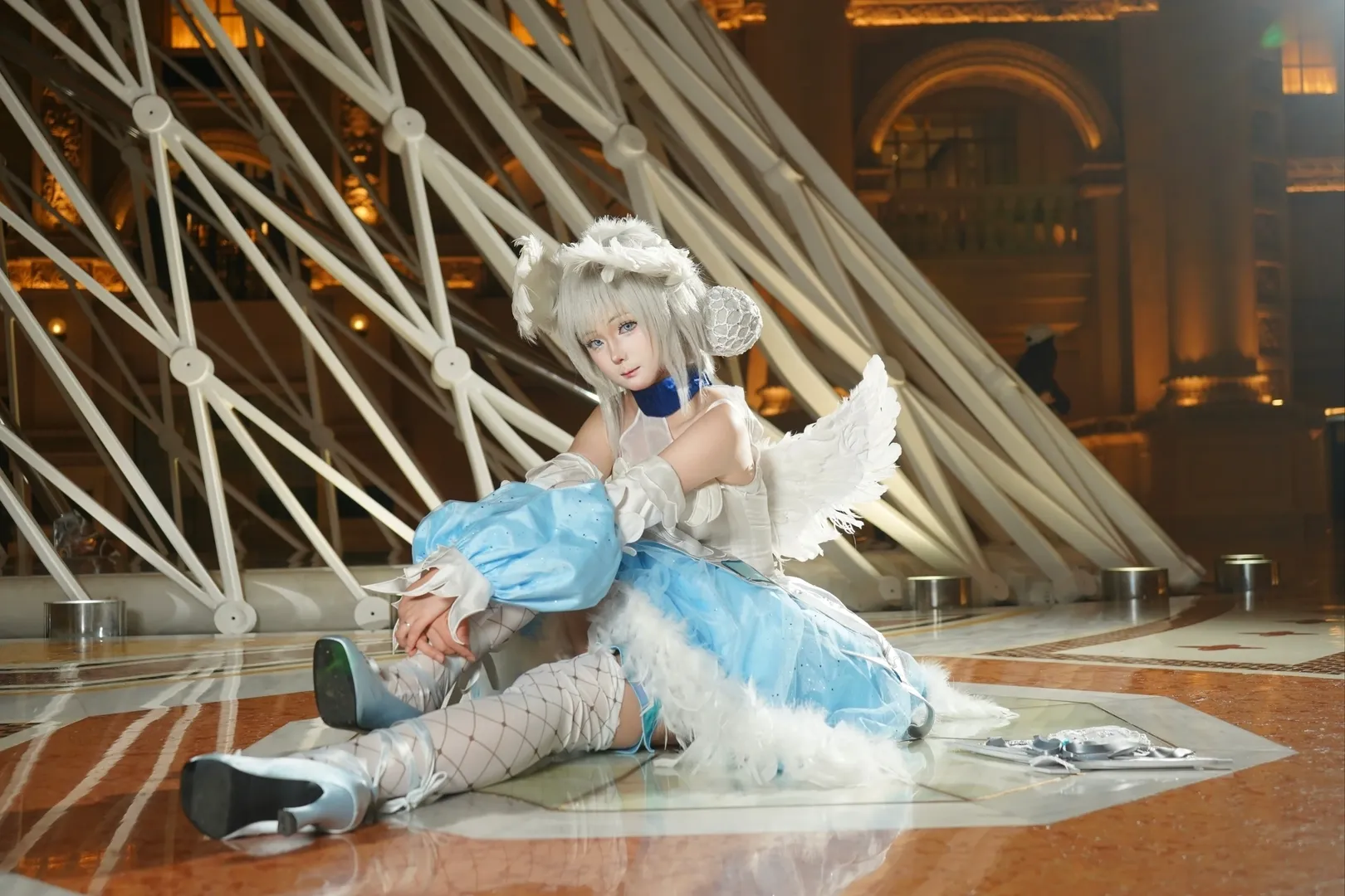 cosplay, 爱弥斯cos, 广州漫展, 白丝穿搭, 黑蜻蜓动漫展 - 第10张
