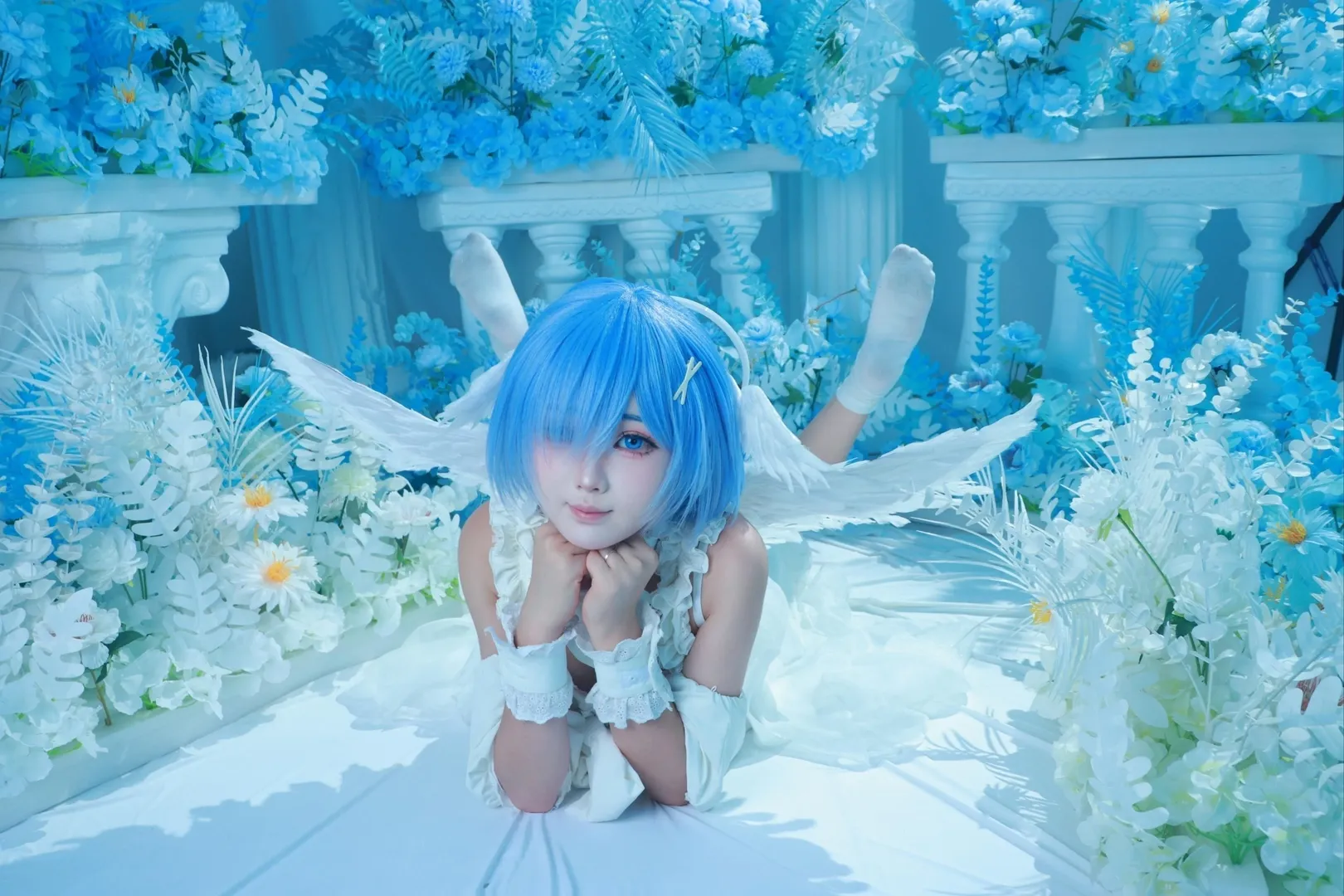 cosplay, 爱弥斯cos, 广州漫展, 白丝穿搭, 黑蜻蜓动漫展 - 第9张