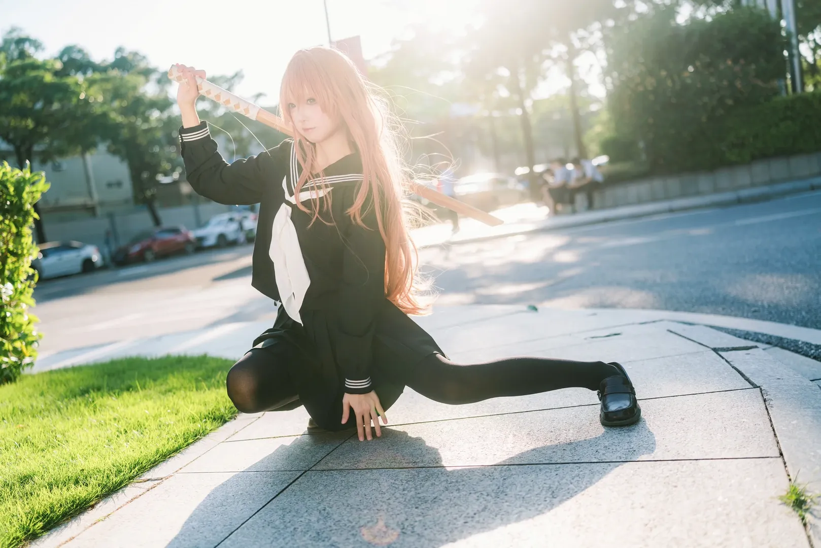 漫展返图, JK制服, 逢坂大河cos, 龙与虎, 广州约拍 - 第5张