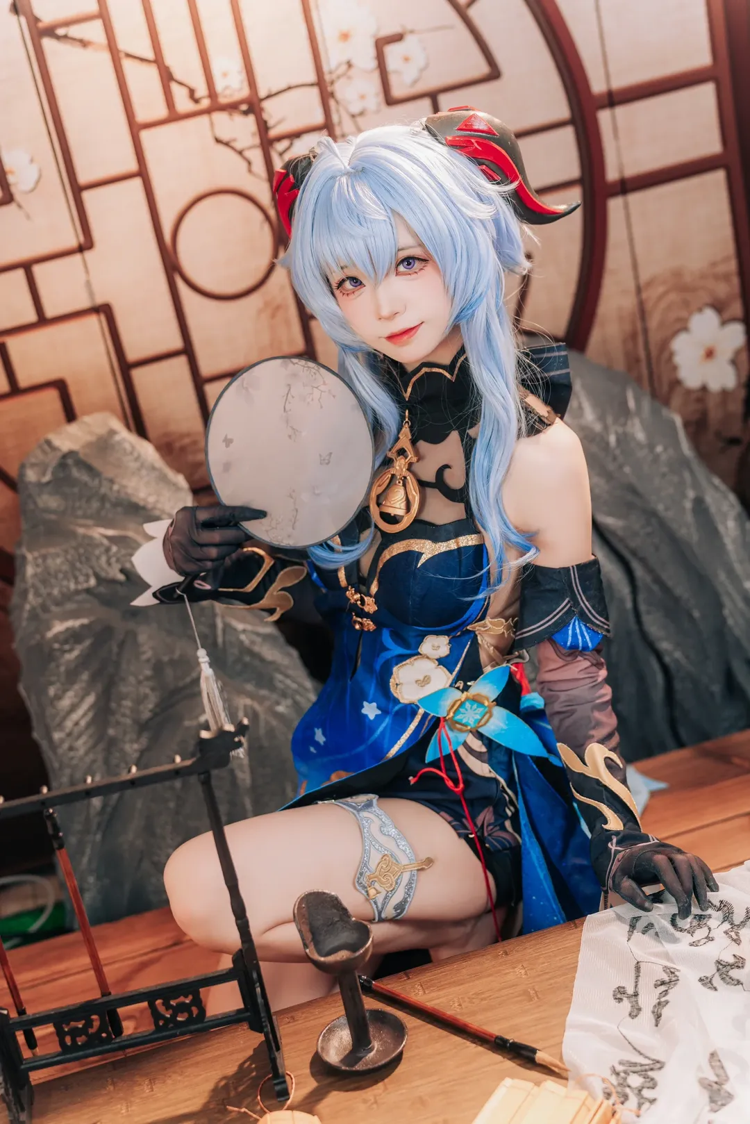 Genshin Impact, Ganyu Cosplay, Lantern Rite, Cosplay photography, Anime realism - Image 2
