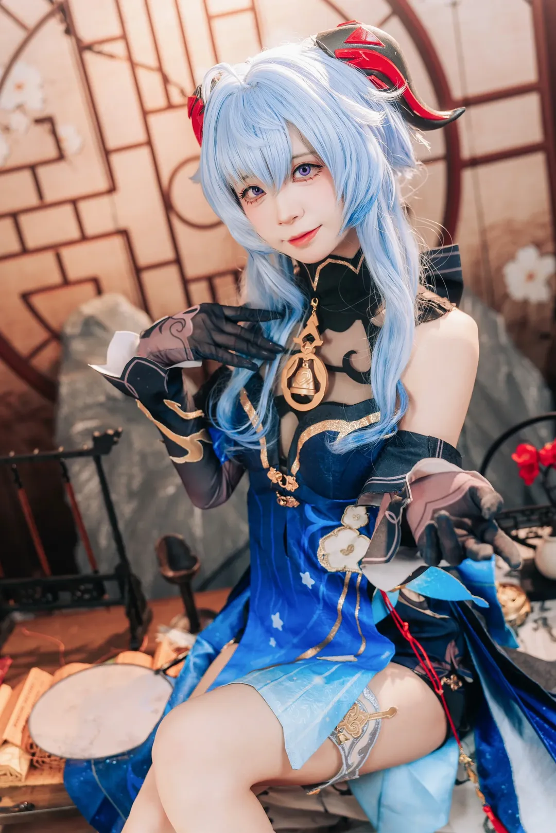 Genshin Impact, Ganyu Cosplay, Lantern Rite, Cosplay photography, Anime realism - Image 3