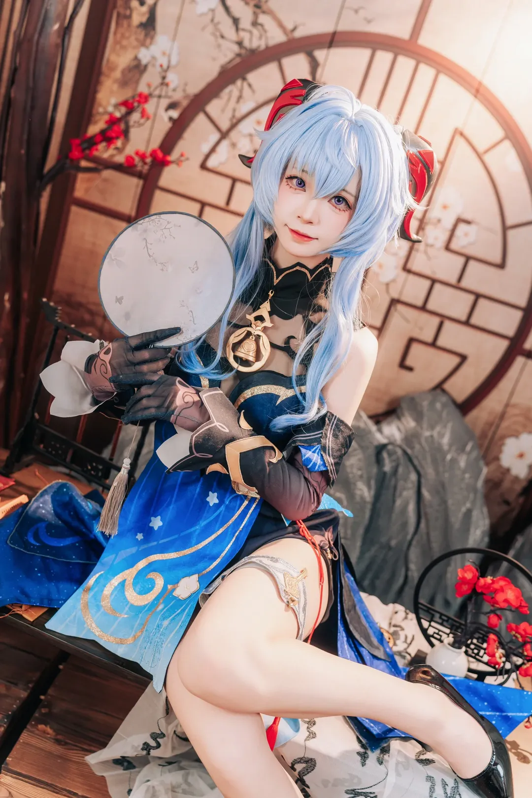 Genshin Impact, Ganyu Cosplay, Lantern Rite, Cosplay photography, Anime realism - Image 4
