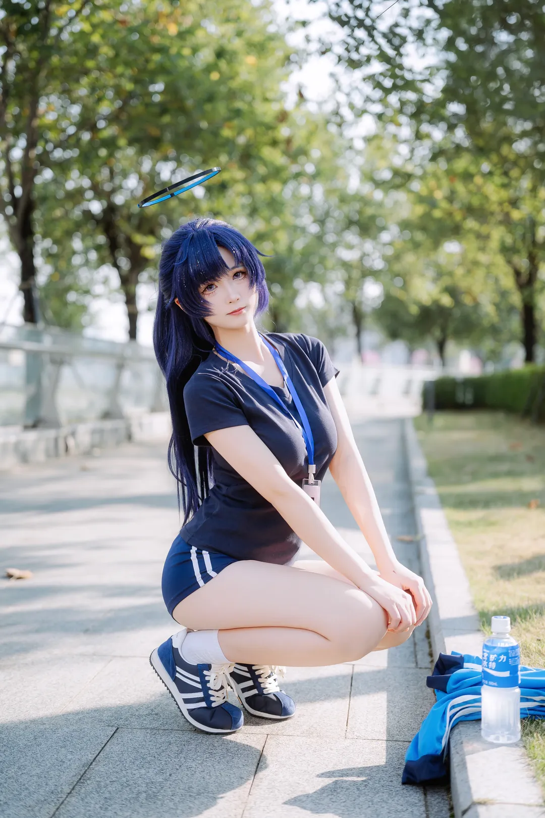 ブルーアーカイブ, 広州 Baonly, 早瀬ユウカコスプレ, 体操服, コスプレ撮影