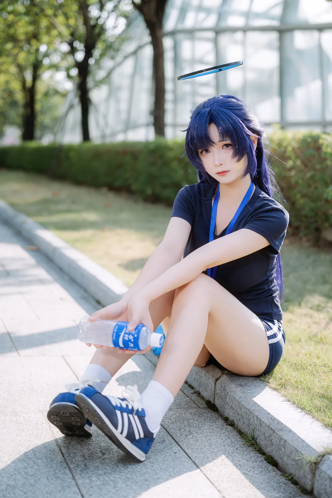 Blue Archive, Guangzhou Baonly, Hayase Yuuka cosplay, Gymnastics uniform, Cosplay photography - Image 2