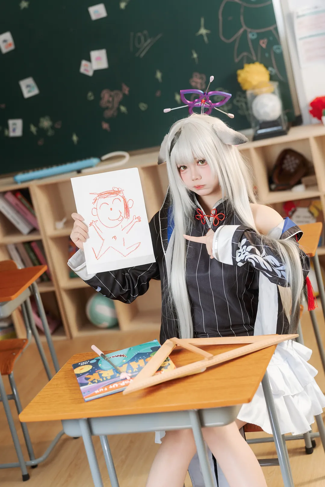 角色扮演, 二次元摄影, 蔚蓝档案, 兽耳少女, 春原心奈cos - 第1张
