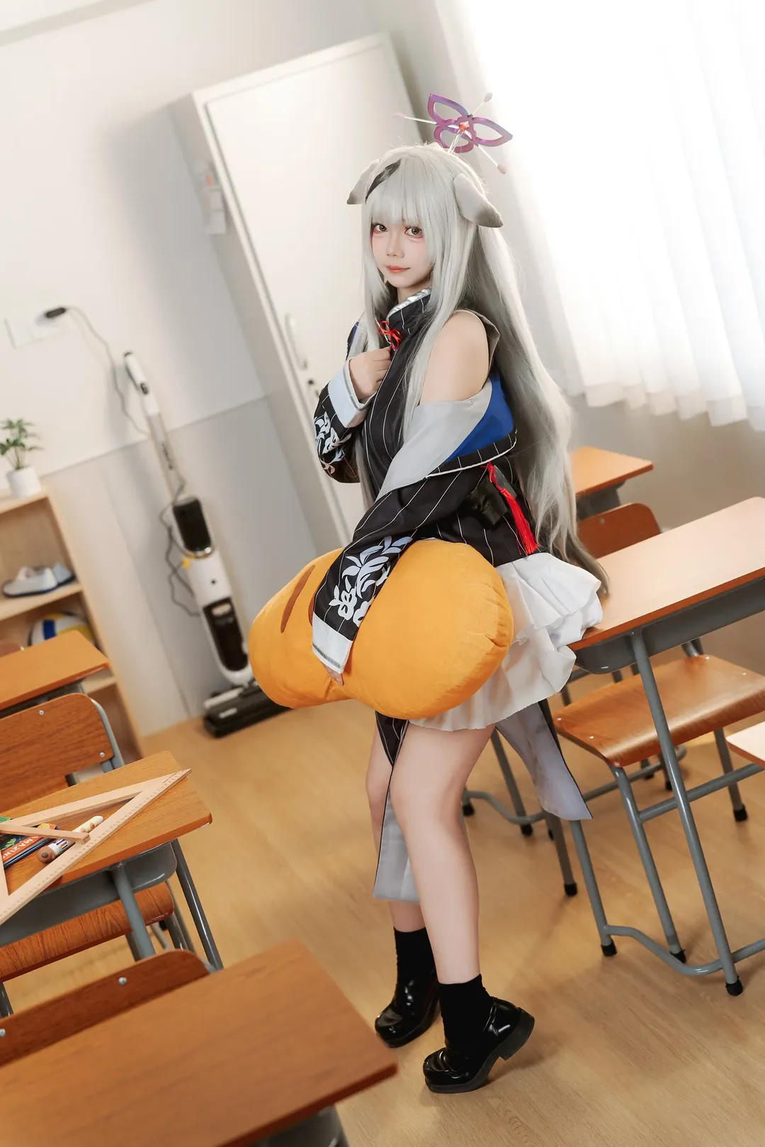 角色扮演, 二次元摄影, 蔚蓝档案, 兽耳少女, 春原心奈cos - 第10张