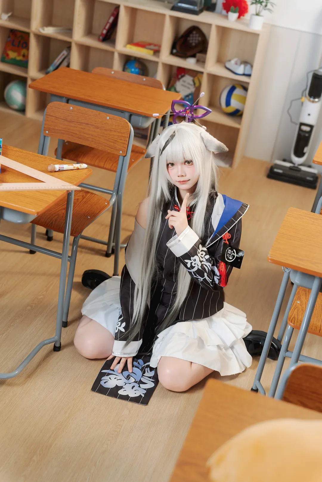 角色扮演, 二次元摄影, 蔚蓝档案, 兽耳少女, 春原心奈cos - 第3张