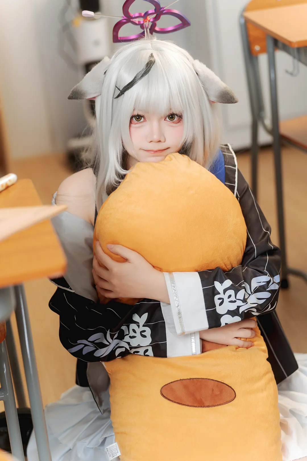 角色扮演, 二次元摄影, 蔚蓝档案, 兽耳少女, 春原心奈cos - 第6张