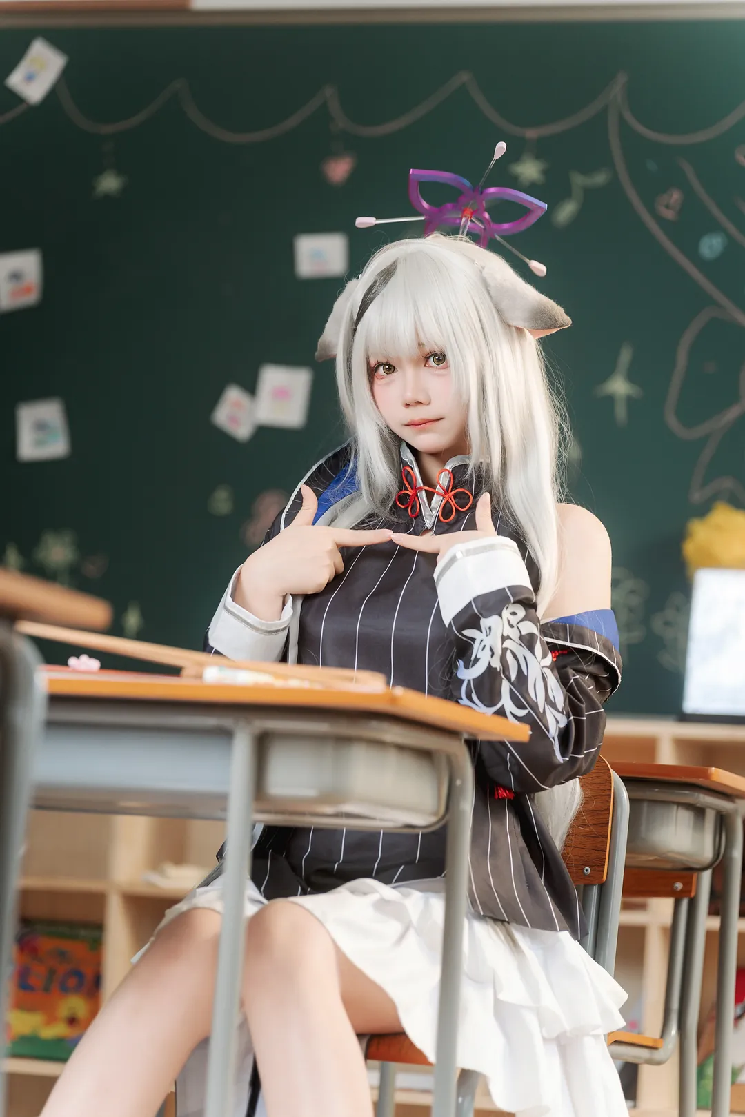 角色扮演, 二次元摄影, 蔚蓝档案, 兽耳少女, 春原心奈cos - 第8张