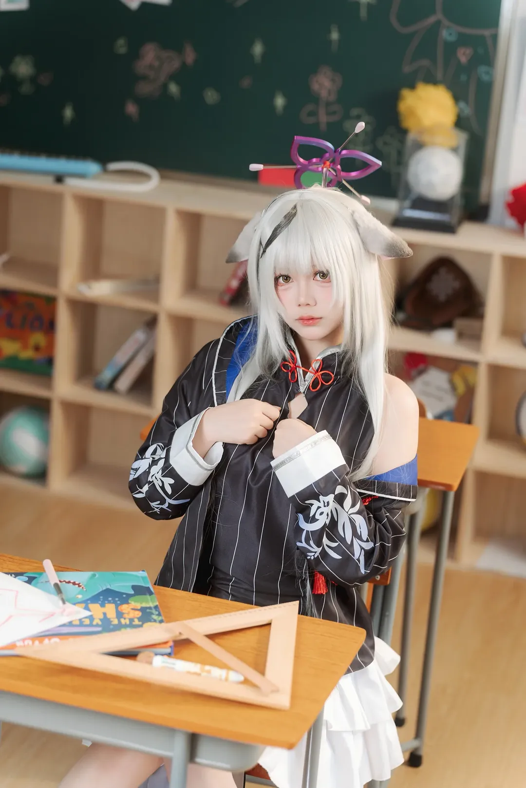 角色扮演, 二次元摄影, 蔚蓝档案, 兽耳少女, 春原心奈cos - 第9张