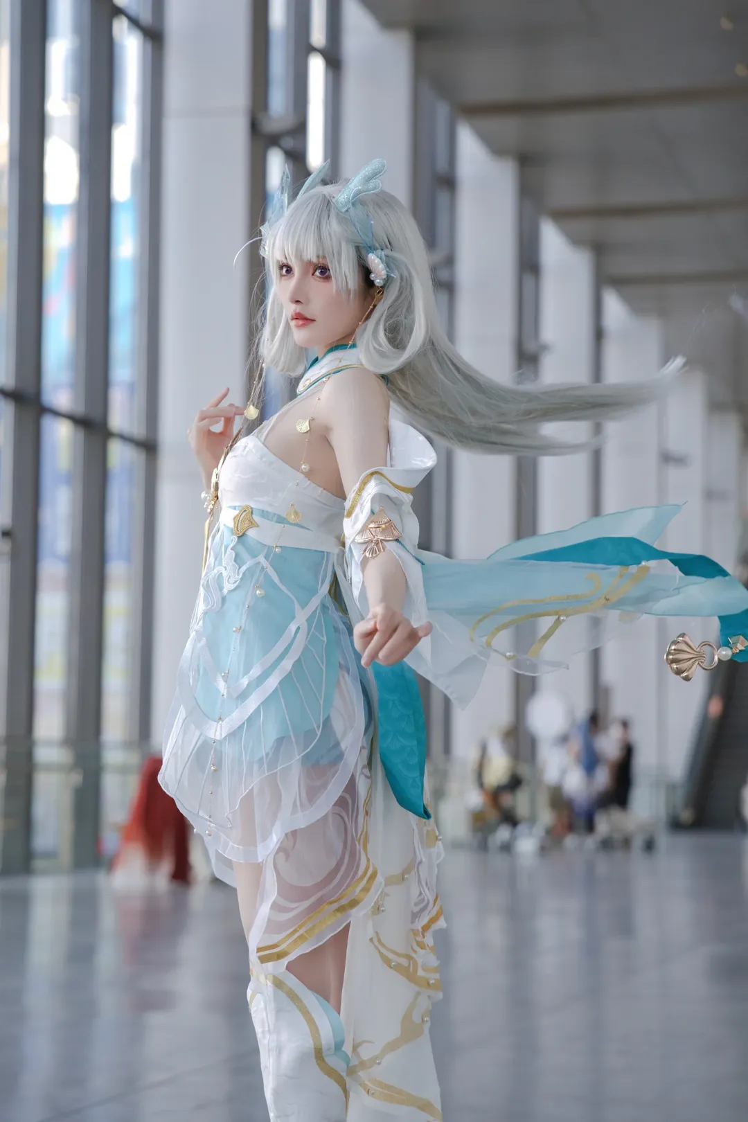 Convention photos, Firefly ACG Expo, Honor of Kings, Xishi cosplay, Mermaid's Song cosplay - Image 7