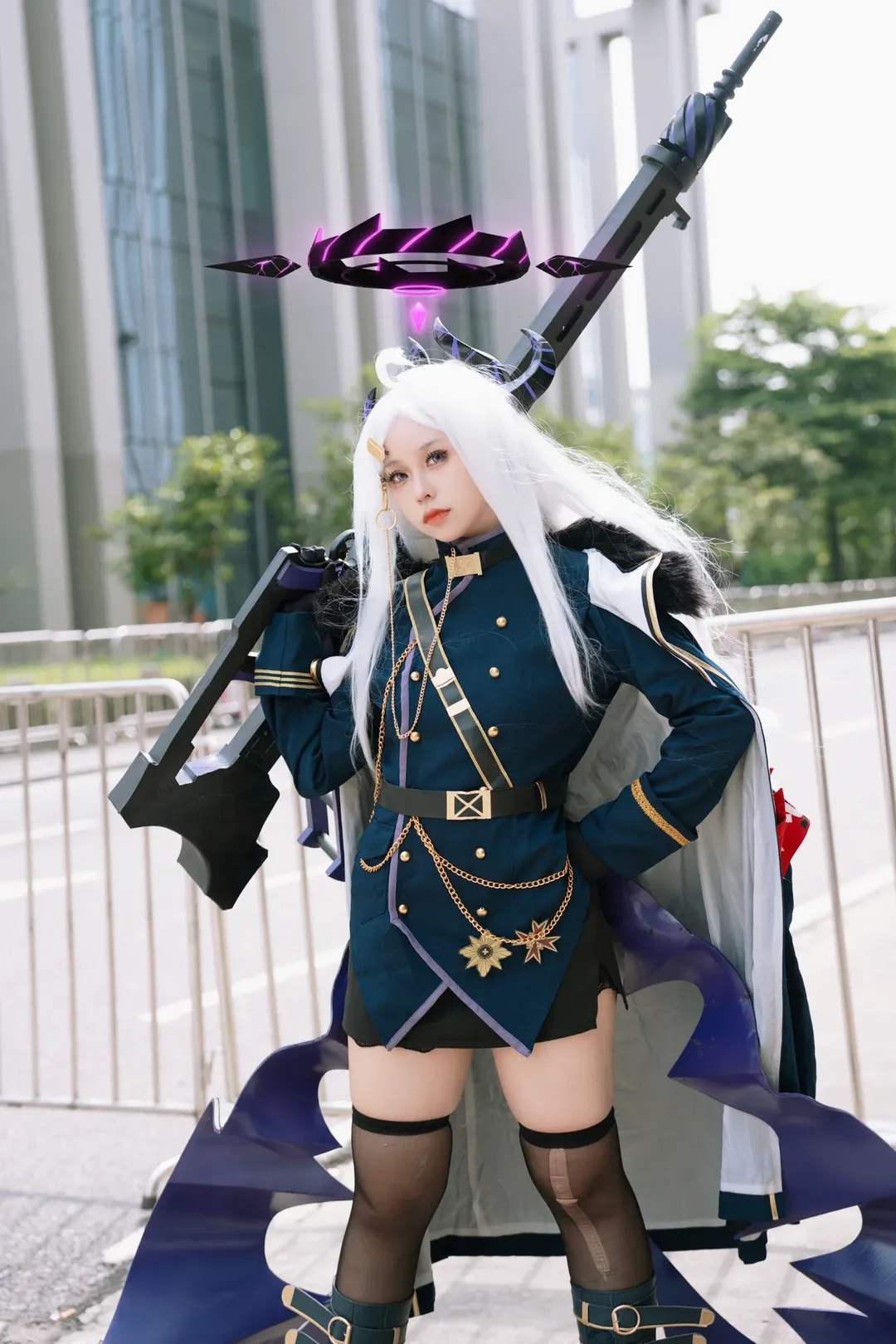 Blue Archive, Convention photos, Sorasaki Hina cosplay, Cosplay photography, CPGZ Comic Convention