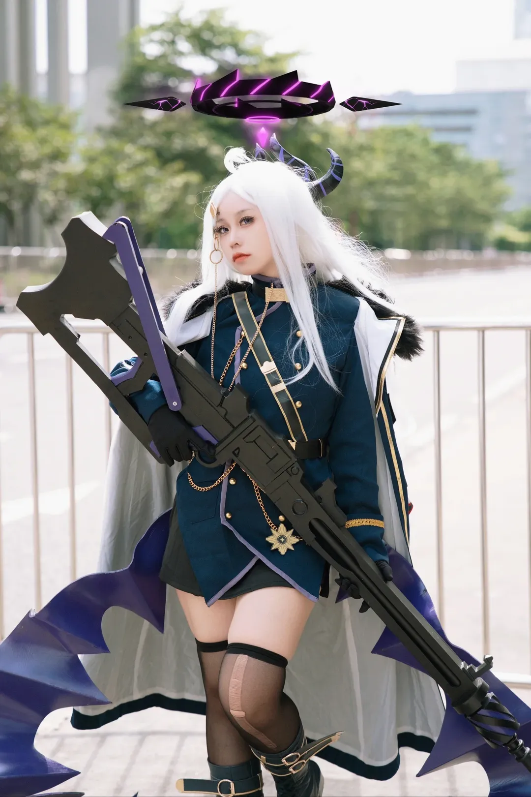 蔚蓝档案, 漫展返图, 空崎日奈cos, cosplay摄影, CPGZ漫展 - 第4张
