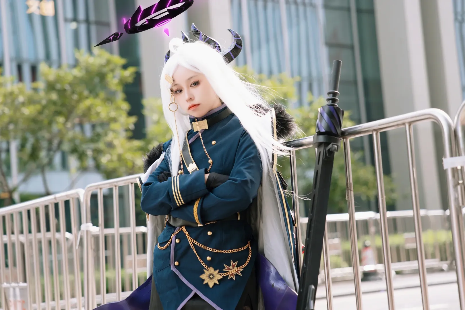 蔚蓝档案, 漫展返图, 空崎日奈cos, cosplay摄影, CPGZ漫展 - 第5张