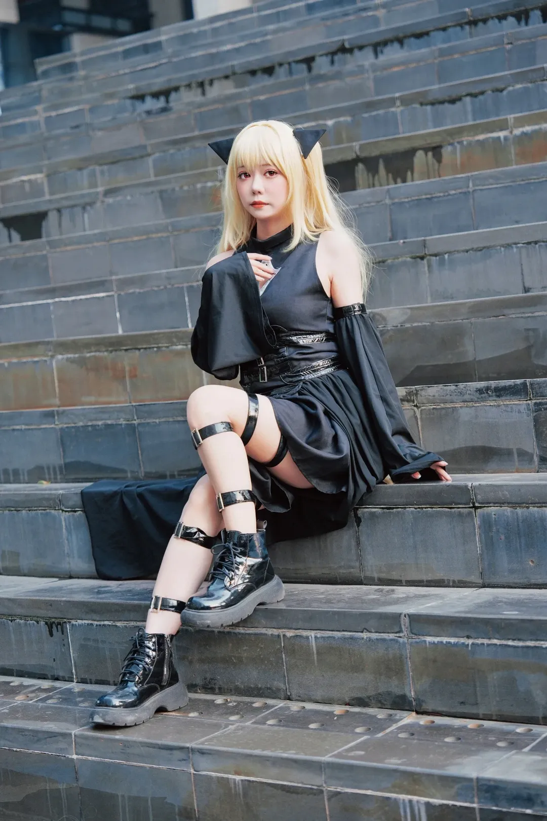 cosplay分享, CICF漫展, 金色暗影cos, 出包王女Darkness, 黒咲芽亚cos - 第7张