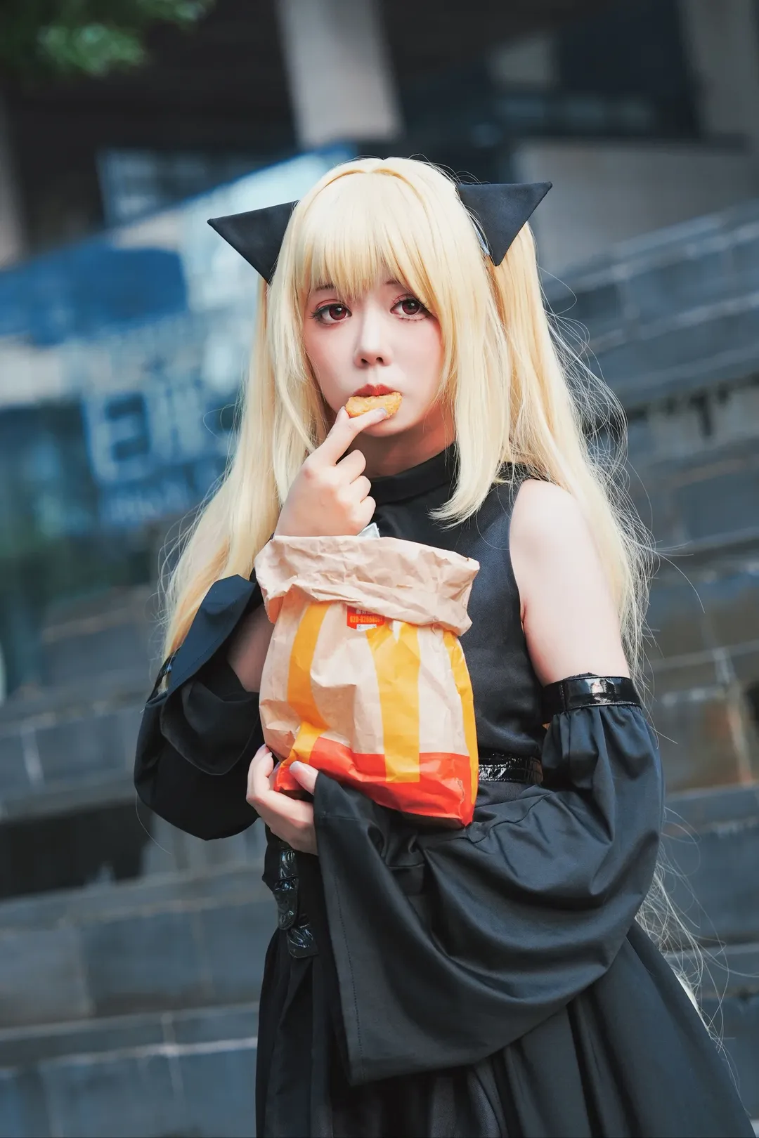 cosplay分享, CICF漫展, 金色暗影cos, 出包王女Darkness, 黒咲芽亚cos - 第8张