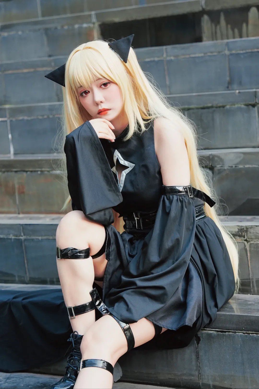 cosplay分享, CICF漫展, 金色暗影cos, 出包王女Darkness, 黒咲芽亚cos - 第9张