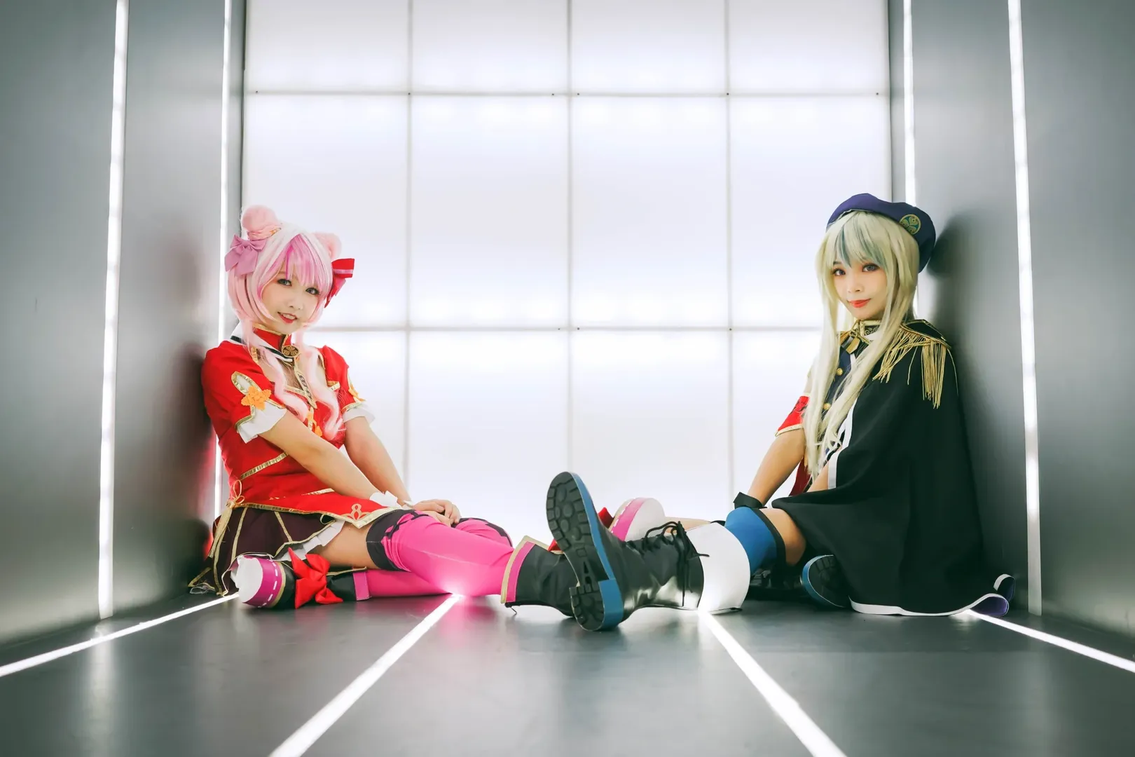 Duo cosplay, Portrait photography, VTuber, Tanaka Hime cosplay, Suzuki Hina cosplay - Image 11