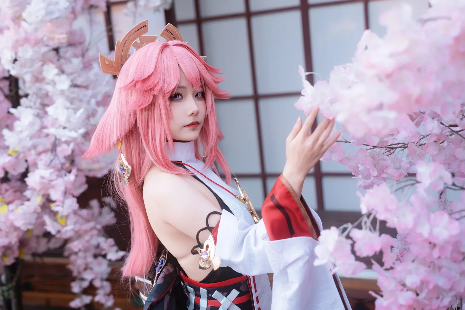 原神, 八重神子 コスプレ, ポートレート, 永诺宜拍コスプレ, コスプレ撮影のシェア - 4枚目