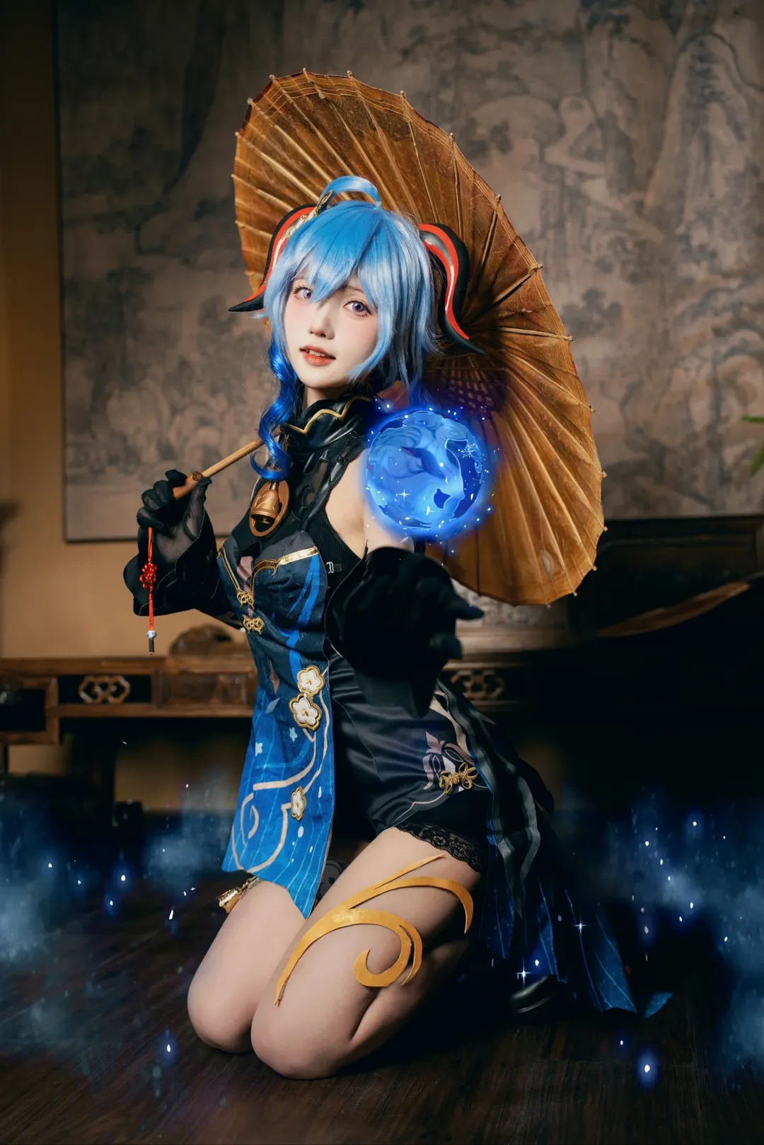 原神, 甘雨 コスプレ, コスプレ撮影, 二次元写真, 玄玉遥芳