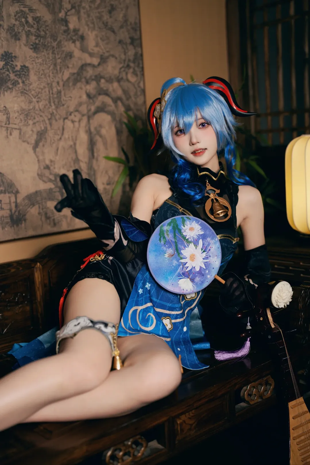 原神, 甘雨cos, cosplay摄影, 二次元写真, 玄玉瑶芳 - 第4张