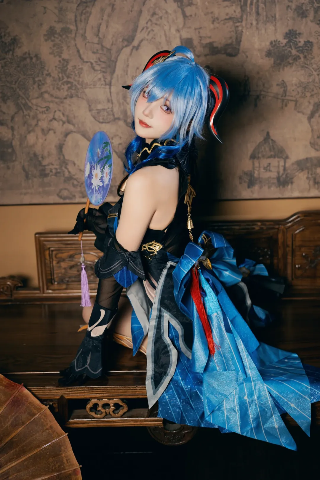 原神, 甘雨cos, cosplay摄影, 二次元写真, 玄玉瑶芳 - 第5张