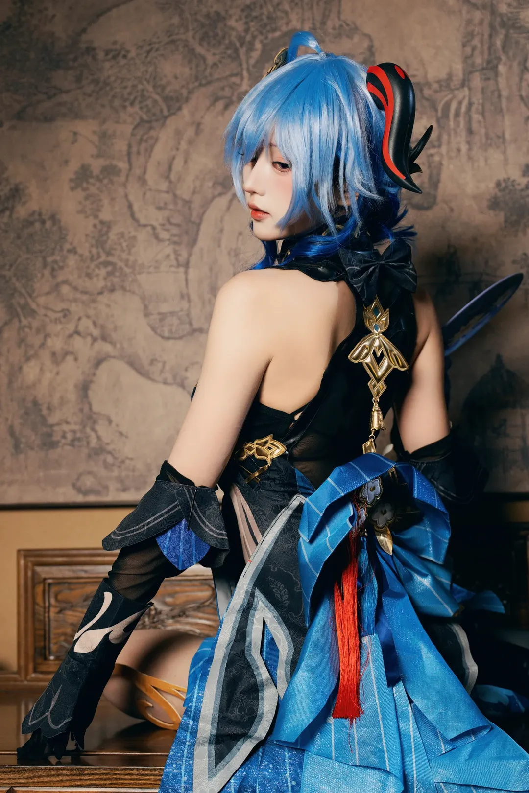 原神, 甘雨cos, cosplay摄影, 二次元写真, 玄玉瑶芳 - 第6张