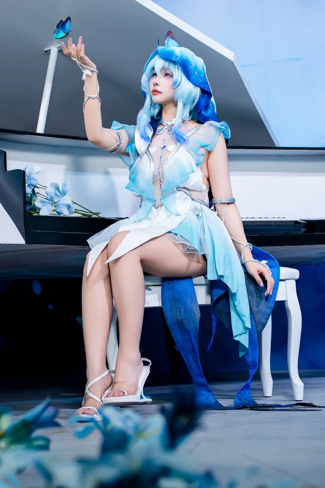 鸣潮, 漫展返图, 守岸人cos, CICF, 蓝色系cosplay - 第1张