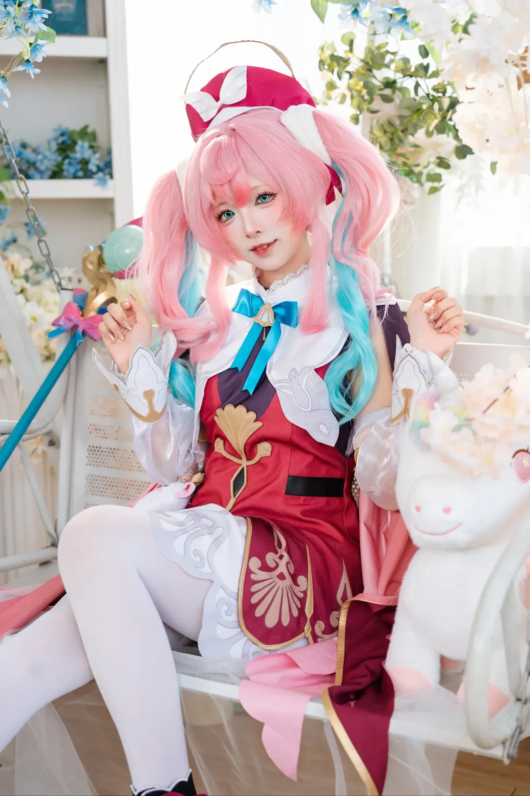 崩坏星穹铁道, 风堇cos, 二次元cos, 梦幻写真, 双马尾cos - 第5张