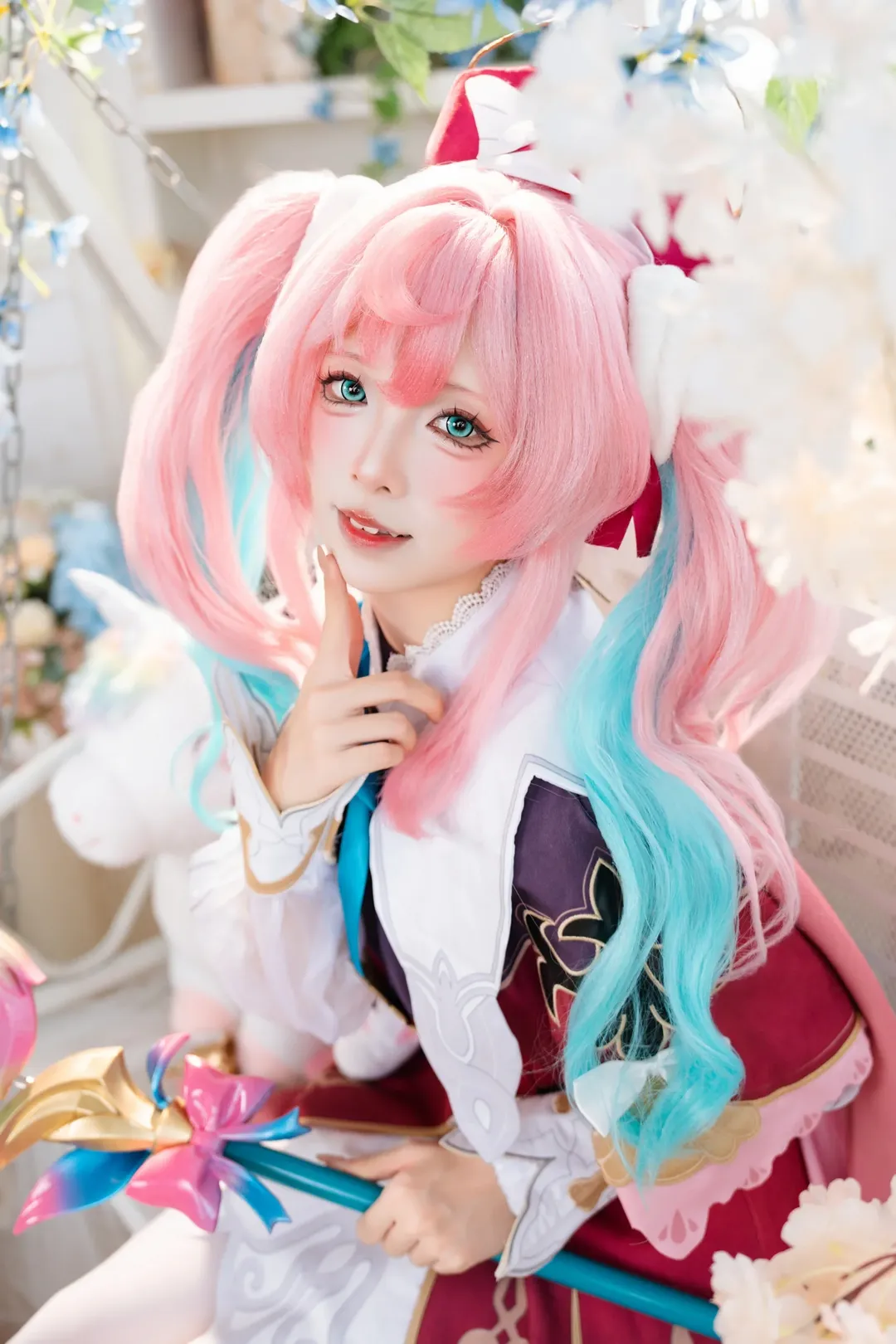 崩坏星穹铁道, 风堇cos, 二次元cos, 梦幻写真, 双马尾cos - 第6张