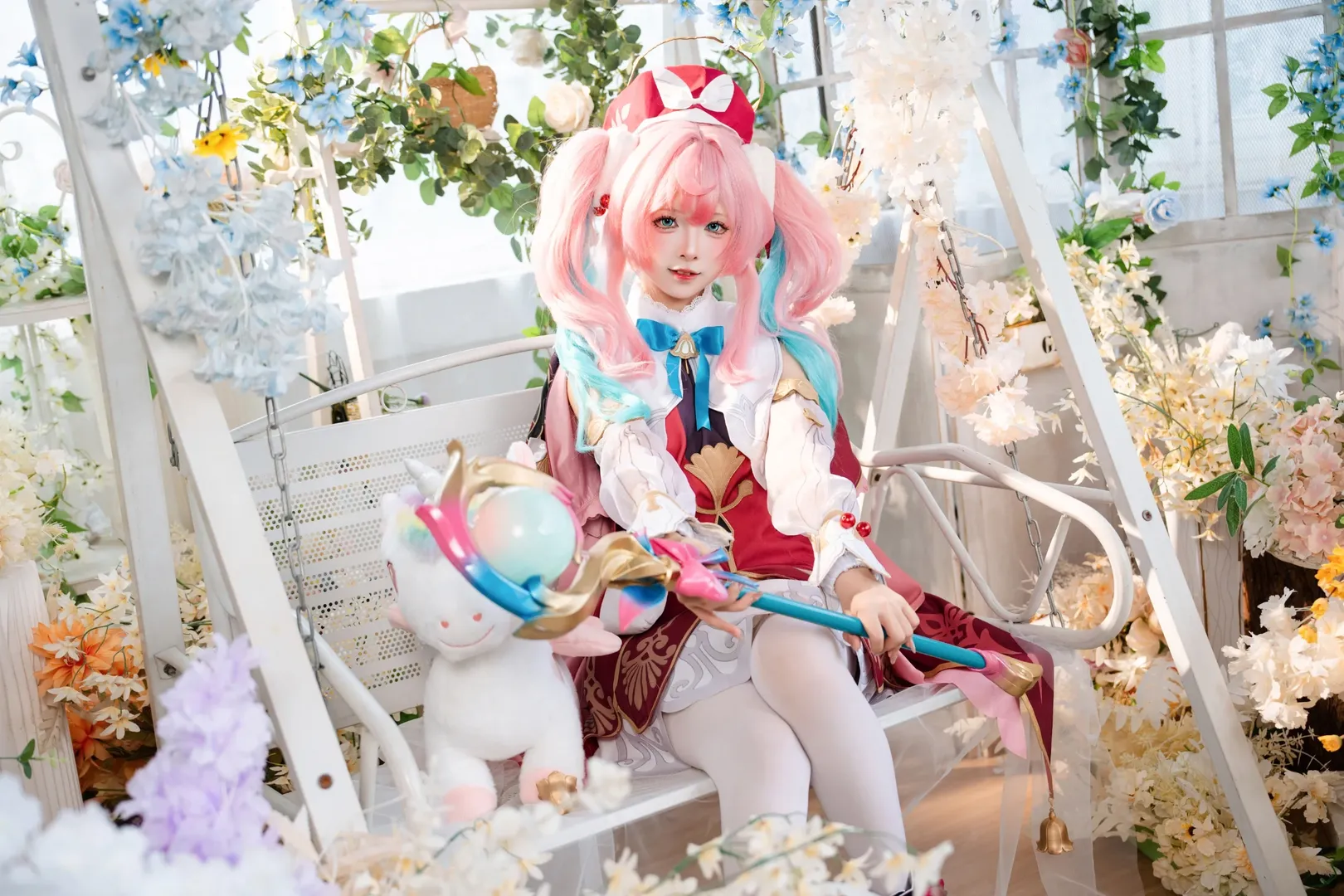 崩坏星穹铁道, 风堇cos, 二次元cos, 梦幻写真, 双马尾cos - 第9张