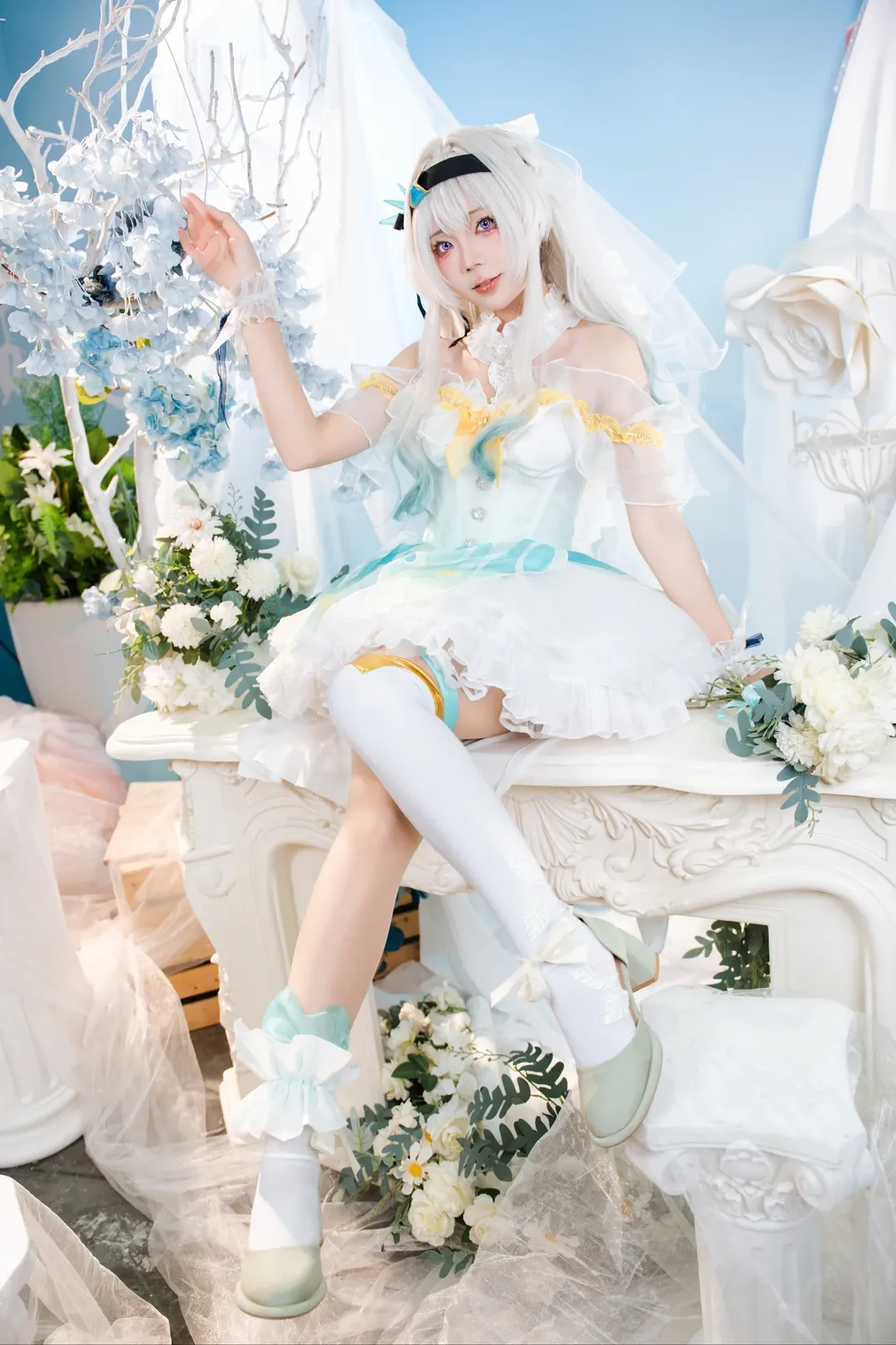 崩壞星穹鐵道, 漫展返圖, 螢火蟲漫展, 流螢cos, 花嫁cos - 第8張